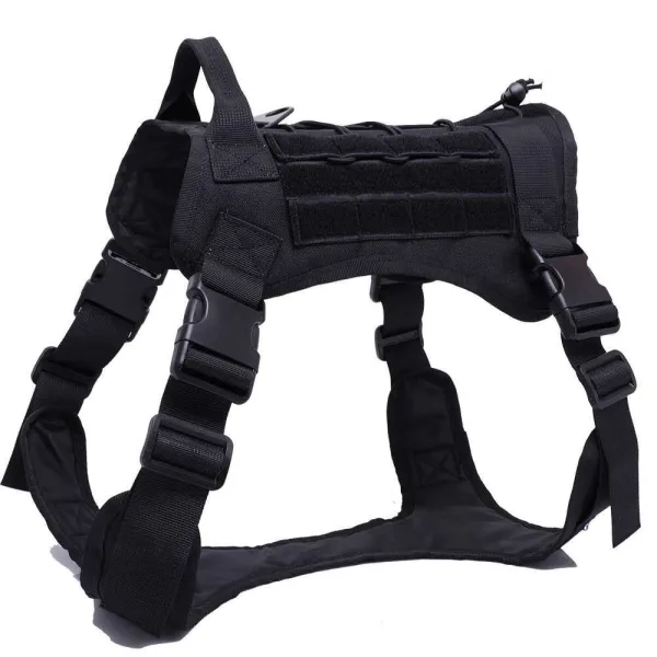 Harnais tactique robuste pour chiens moyens et grands