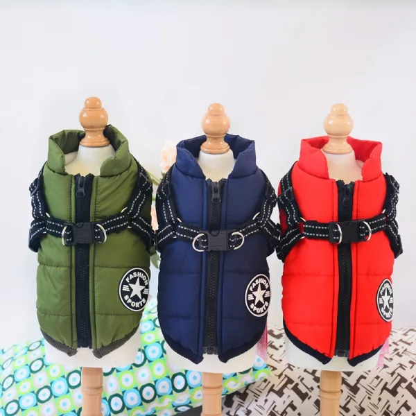 Manteau imperméable avec harnais intégré